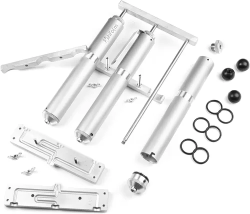 Vista 7 de Kit de mano triple inyector de aluminio plastisol suave cebo señuelos mano para señuelos DIY suave herramienta de fabricación de señuelos 3Х7oz