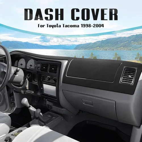 Vista 431 de FIILINES - Cubierta para tablero, accesorio para tablero de malla antideslizante, parasol sin reflejos y protector compatible con Toyota Tundra