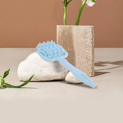 Vista 6 de Massage Roller with Ergonomic Handle - Massage Roller for Muscles Relaxation - Manual Calf Leg Tool for Home Yoga Sports