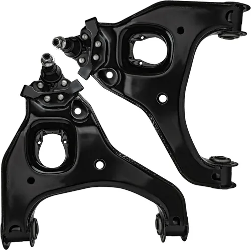 Vista 866 de Detroit Axle - Par de brazos de control inferiores delanteros para 2011-2015 Grand Cherokee Dodge Durango 2 brazos de control inferiores 2012 2013