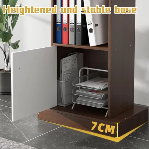 Vista 5 de Soporte para podio de madera, altura de 48.8 pulgadas, púlpitos para iglesias, recepción, atril con cajón espacioso para hoteles, seminarios, bodas