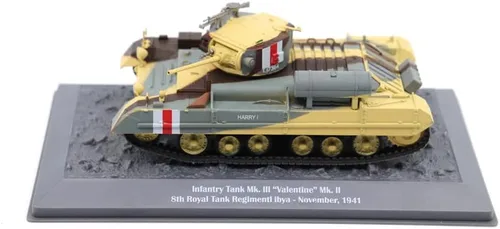 Vista 2 de Motor city classics Tanque de Infantería MK.III 'Valentine MK.II 8º Regimiento Real de Tanques Libia Noviembre de 1941 (escala 1:43)
