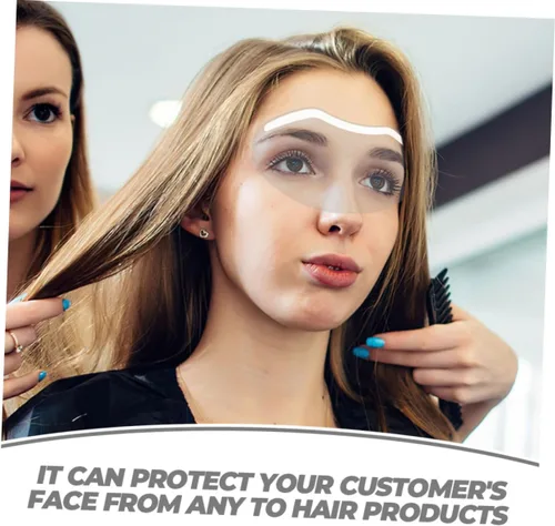 Vista 6 de SHERCHPRY Protector facial transparente para peluquería reutilizable para corte de pelo, cubierta de ojos que protege contra el tinte