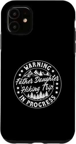 Vista 8 de Warning Father Daughter Hiking Trip in Progress Case for iPhone 17