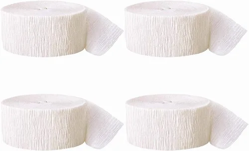 Vista 7 de Aimto Serpentinas de papel crepé negro, 12 rollos (82 pies por volumen)