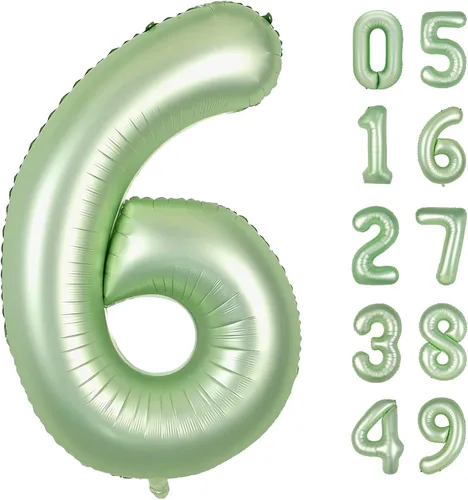 Vista 273 de Globos con números con estampado de vaca, globos de 40 pulgadas del número 0-9 (cero-nueve), globo de vaca para suministros de fiesta de cumpleaños