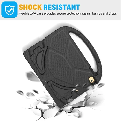 Vista 7 de SUPLIK Funda para niños para iPad 5ª/6ª Generación (9.7 pulgadas, 2017/2018), iPad Air 2/1 & Pro 9.7 con protector de pantalla, cubierta protectora