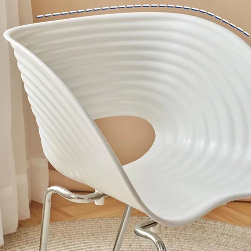 Vista 6 de Sillas de comedor, Respaldo Shell Sillas de comedor Cocina y Dormitorio Accent Seating,Sillas para comedor