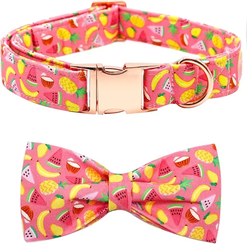 Vista 14 de Collar para perro, con estampado de tiburón, collar para cachorro, collar para mascotas, collar de lazo para perros, suave, duradero, ajustable
