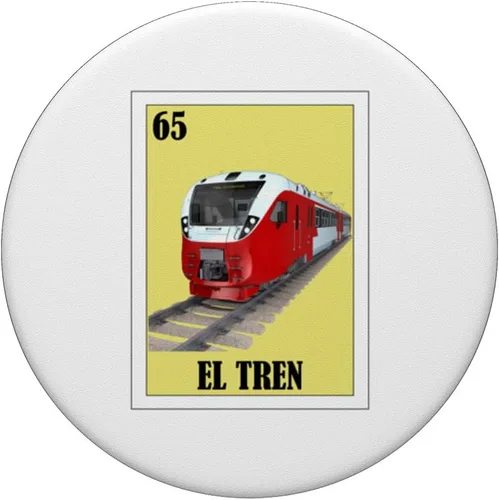 Vista 3 de Funny Mexican Nickname Train Design - El Tren PopSockets Swappable PopGrip