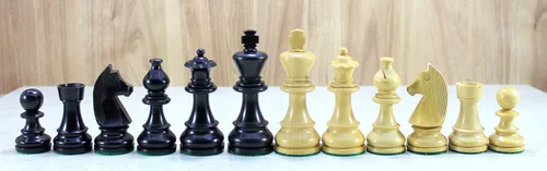 Vista 3 de StonKraft Edición Coleccionista Piezas de Ajedrez Madera Monedas Peones Ajedrez Figuras Piezas
