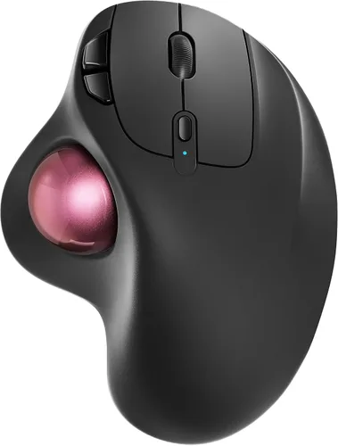 Vista 13 de Nulea M501 Ratón Trackball Inalámbrico, Recargable Ergonómico, Control Fácil con el Pulgar, Seguimiento Preciso y Suave, Conexión de 3 Dispositivos