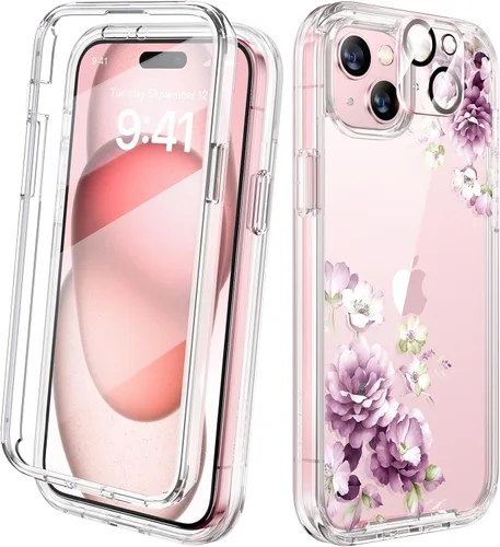 Vista 195 de Diaclara Funda magnética diseñada para iPhone Air, protector de pantalla de cuerpo completo, compatible con MagSafe, funda militar a prueba