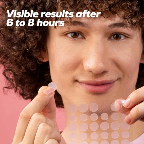 Vista 5 de Hanhoo Parches de manchas hidrocoloides, 288 unidades – Tratamiento invisible de manchas de espinillas para el acné. Absorbe líquidos y protege