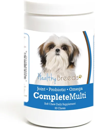 Vista 135 de Healthy Breeds Cavalier King Charles Spaniel - Multivitamínico todo en uno, completo con probióticos, glucosamina, condroitina y omegas, 60