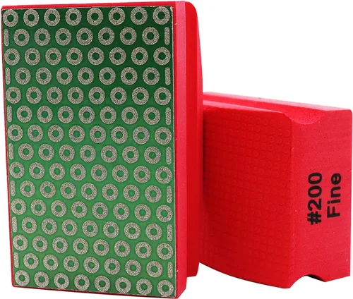 Vista 7 de SHDIATOOL Almohadillas de pulido a mano de diamante para granito, mármol y piedra, grano de cerámica, 50 unidades, 2