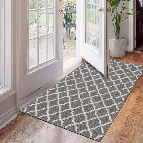 Vista 59 de SHACOS Alfombras de pasillo de entrada de 2 x 5 pies, alfombra lavable con parte trasera de goma antideslizante, alfombras de cocina atrapa suciedad