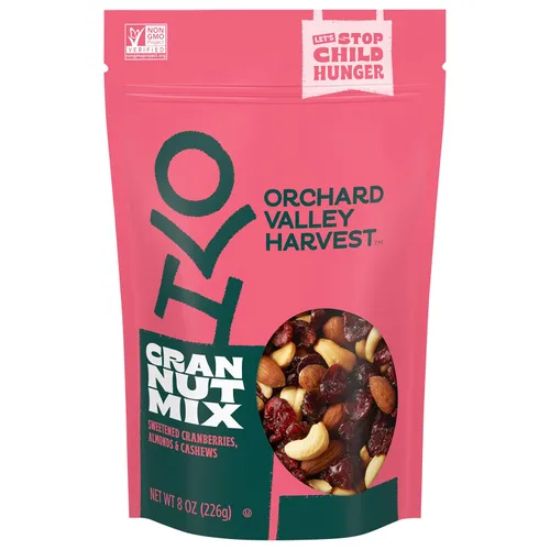 Vista 18 de Orchard Valley Harvest - Mezcla de nueces con chocolate, multipack, 1 oz (paquete de 8), pasas cubiertas de chocolate negro, almendras y cacahuetes