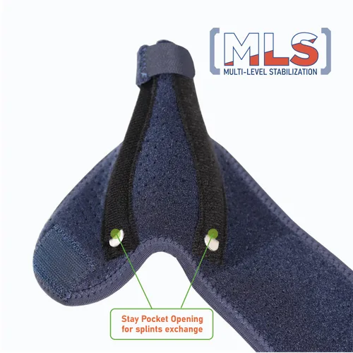 Vista 8 de Comforband - Férula ajustable para el pulgar con correa – Férula de espina de spica para las articulaciones CMC y MCP del pulgar para el alivio