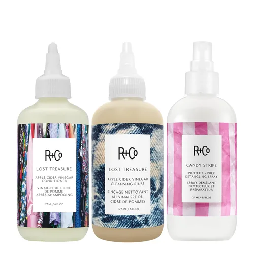 Vista 9 de R+Co Lost Treasure Apple Cider Vinegar Cleansing Rinse Dramatic Shine + Softens Hair + Preserves Color Vegan + Cruelty-Free 6 Oz