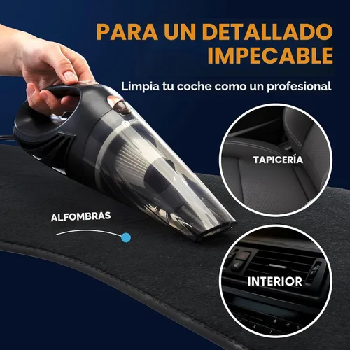 Vista 4 de THISWORX - Aspiradora de automóvil portátil, de alta potencia, con 3 accesorios, cable de 16 pies y bolsa, 12 V, kit de accesorios para automóviles