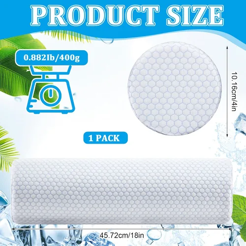 Vista 2 de Novabright Almohada cervical refrescante para el cuello para dormir espuma