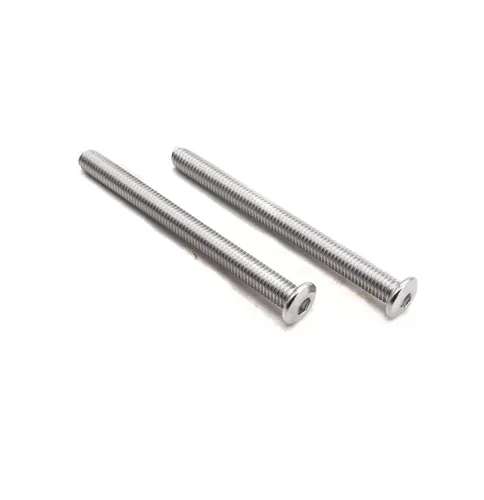Vista 18 de binifiMux Tornillos de cabeza Allen avellanados con remache M8 x 3.937 in, tornillos de conexión para muebles, acero inoxidable 304