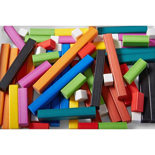 Vista 7 de hand2mind Varillas de cocina de plástico con bandejas, manipuladores matemáticos, varillas de matemáticas Montessori, contadores matemáticos