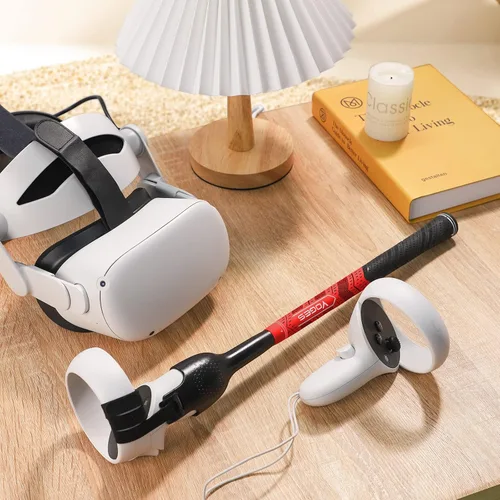 Vista 7 de VR Golf Club Handle Accessory Compatible with Quest 2 - Simulate Real Golf Game Experience for Golf+, Walkabout Mini Golf, Golf5eclub - Quest 2