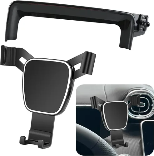 Soporte de teléfono de coche para Mercedes Benz Clase C 2022-2026, GLC 2023-2026, CLE 2024-2026 Sedan Wagon Accesorios para automóvil, soporte de