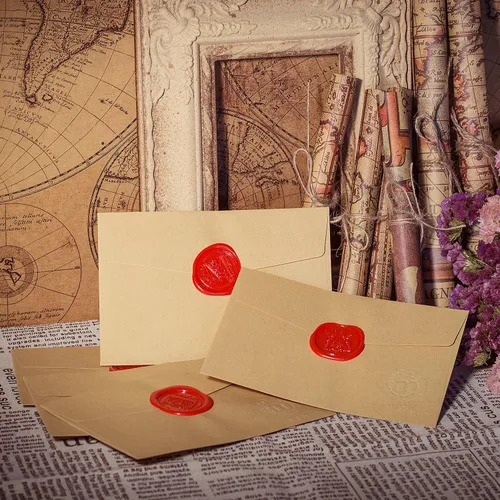 Vista 4 de Mceal - Sello de cera, sello grande de 1 1/5"(30mm) de diámetro, cabeza de latón plateado con mango de madera, serie de letras A a Z (Letra A)