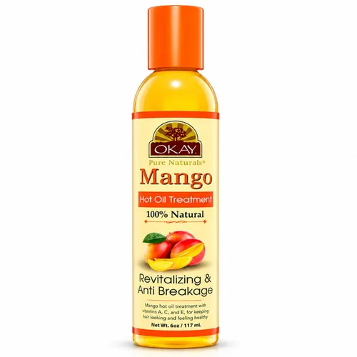 Vista 10 de OKAY Aceite caliente de ricino jamaicano negro 100% natural, aceite de ricino para cabello encrespado seco dañado, mezcla de terapia pura con jojoba