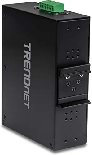 Vista 15 de TRENDnet Interruptor de riel DIN Gigabit PoE+ industrial endurecido de 16 puertos; TI-PG162; 14 puertos Gigabit; 2 x ranuras SFP Gigabit; 32Gbps