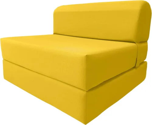 Vista 39 de D & D Futon Furniture Chair cama plegable de espuma, sofá de estudio, colchón de espuma doblado (6 x 36 x 70 pulgadas, azul real)