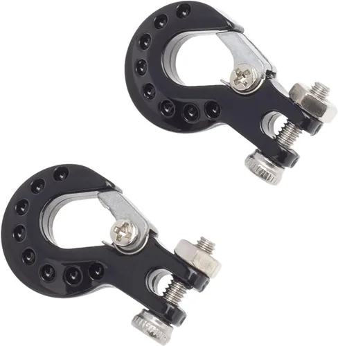 Ganchos de cabrestante de oruga a control remoto, gancho de remolque de metal para 1/10 RC Car SCX10 Tamiya CC01 D90 D110 TF2 TRX4 accesorios (B,