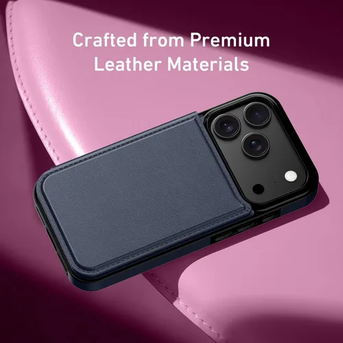 Vista 610 de LETO para iPhone 15 Pro Funda tipo cartera - Tapa tipo folio con patada - Diseños de moda - Tarjetero - Funda protectora para mujeres y niñas - 6.1