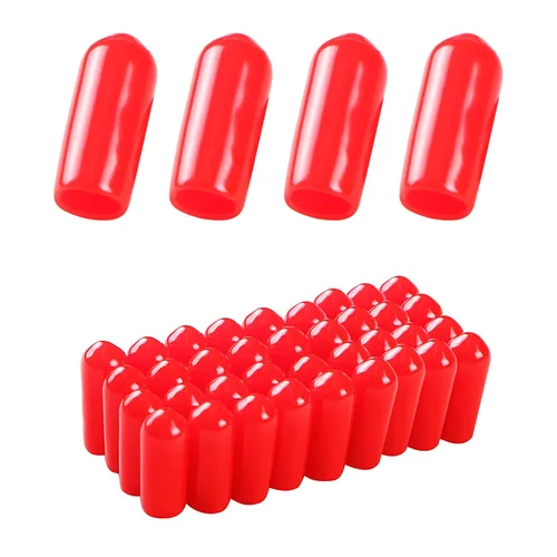 Vista 49 de Aopin Cubierta de tapa de extremo redondo de goma 0.08 pulgadas (0.079 in), protectores de rosca de tornillo de PVC flexible de tubería de tubería