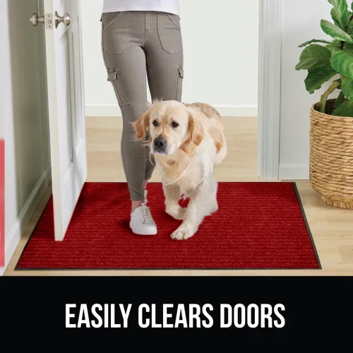 Vista 84 de Gorilla Grip - Tapete afelpado original de goma con perfil bajo, resistente, duradero, impermeable y fácil de limpiar para interior y exterior