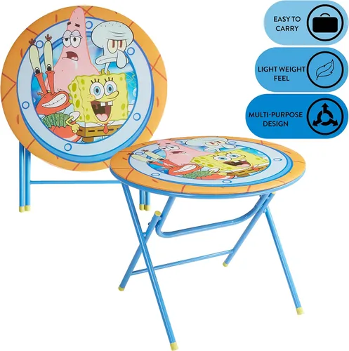 Vista 19 de DreamWorks Trolls - Juego de mesa redonda plegable de 3 piezas y sillas a partir de 3 años