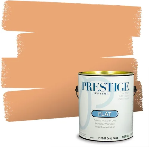 Vista 85 de PRESTIGE Pintura exterior e imprimación en uno, bronceado Aberdeen, plano, 1 galón
