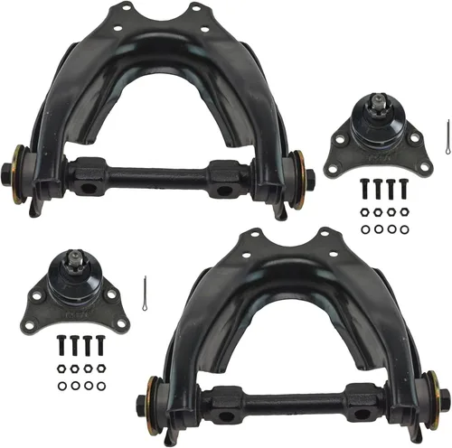 Vista 129 de TRQ Brazo de control superior e inferior del lado del conductor y del pasajero con juego de rótulas compatible con Chevrolet GMC 89-02