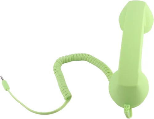 Vista 13 de Retro Phone Handset, Vintage Telephone Handset, Built in HD Speaker & Microphone Vintage Telephone Receiver Plug Play with 3.5mm USB C for Black