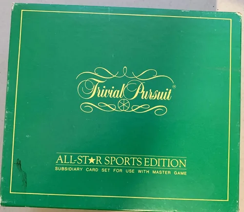 Vista 3 de Trivial Pursuit All-Star Sports Edition (juego de cartas subsidiarias para usar con Master Game) Versión anticuada