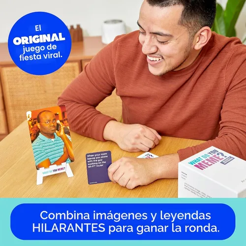 Vista 2 de WHAT DO YOU MEME? Juego básico (versión original) - El divertido juego de fiesta para adultos para amantes de los memes