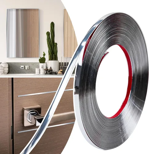 Vista 16 de 0.39in × 20 pies de moldura de pared pelar y pegar - Moldura flexible autoadhesiva para paredes, bordes, marcos, marcos de ventanas, azulejos