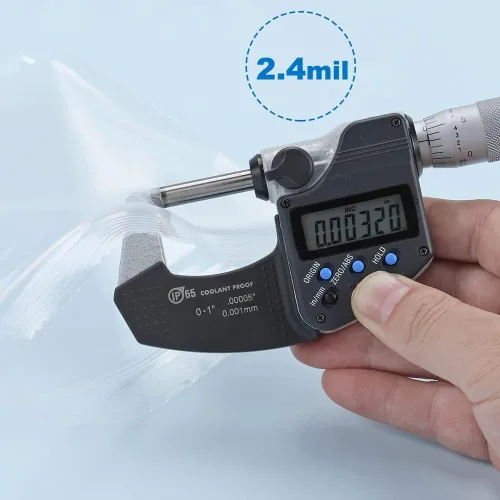 Vista 4 de 200 bolsas de 1 x 1 pulgada, gruesas, de 2,4 mil, pequeñas, transparentes, con cierre de cremallera, bolsas de polietileno, bolsas de plástico