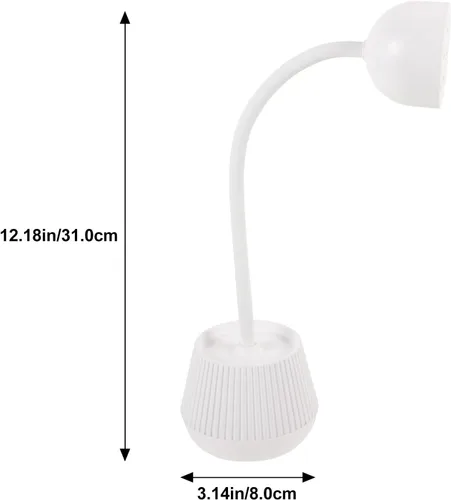 Vista 5 de ABOOFAN LED Nail Lamp for Gel Nails 24W Tabletop Curing Light with Power Cord for Professional Manicure and Gel Polish Drying