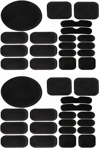 Vista 7 de Almohadillas universales para casco de Airsoft, 19 unids/set táctico de repuesto para casco de espuma, kits de almohadillas para motocicleta