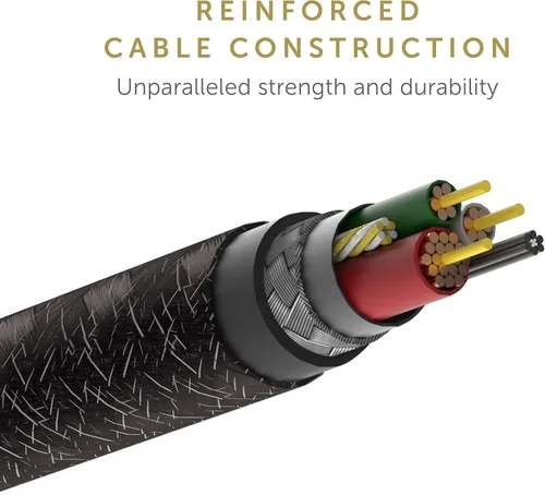 Vista 4 de Native Union Cable de correa USB-A a Lightning, reforzado ultra fuerte de 4 pies [certificado MFi], cable de carga duradero con correa de cuero