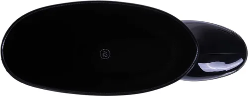 Vista 4 de Comwarm Botas de lluvia de media pantorrilla para hombre, impermeables, antideslizantes, de PVC, negro, para trabajo, para exteriores, Multi, 1